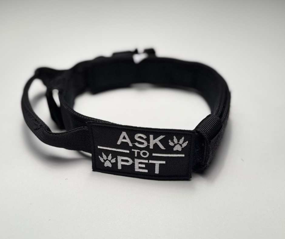 Ask To Pet Velcro Patch